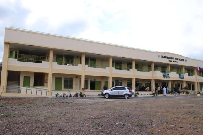 Culasi_NHS_resized The new two-storey 10-classroom building of the Culasi National High School. MAYOR RONNIE DADIVAS/FACEBOOK PHOTO