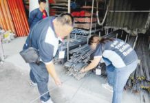 The Department of Trade and Industry seized over P2.4 million worth of non-compliant steel products following several enforcement operations in the first trimester of 2024. DTI PHOTO