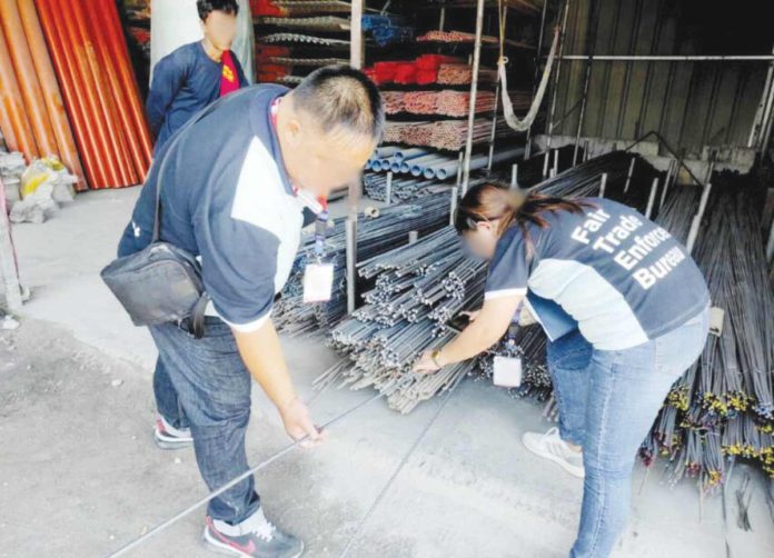 DTI_resized The Department of Trade and Industry seized over P2.4 million worth of non-compliant steel products following several enforcement operations in the first trimester of 2024. DTI PHOTO