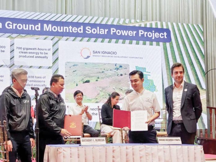 NGCP_resized The National Grid Corporation of the Philippines signed a connection agreement with San Ignacio Energy Resources Development Corporation for the connection of its 440-megawatt ground mounted solar PV plant. President Ferdinand “Bongbong” Marcos Jr. witnessed the signing of the deal.