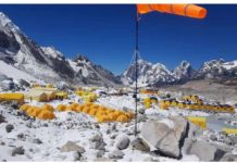 Eleven tons of rubbish taken off Himalayan peaks Tents sit at Mount Everest Base Camp. Fewer permits were issued and fewer climbers died on Mount Everest in 2024 than in 2023. PA