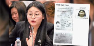 LOOKS FAMILIAR? Sen. Sherwin Gatchalian produced these documents which he said may support claims that Bamban, Tarlac’s Mayor Alice Guo was also Guo Hua Ping, a Chinese citizen. At left is a passport presented by Guo’s supposed parents when they applied for a special investor’s resident visa (SIRV). Guo’s ID picture is attached to the SIRV. PHILIPPINE DAILY INQUIRER