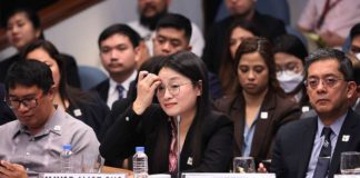 The Department of Interior and Local Government previously said the taskforce created to investigate Mayor Alice Guo’s (center) alleged link to illegal Philippine Offshore Gaming Operations in Bamban, Tarlac had some “troubling findings of serious illegal acts which may have severe legal implications.” MARIANNE BERMUDEZ, PHILIPPINE DAILY INQUIRER