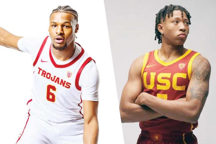 Bronny James (6) and Boogie Ellis (5). PHOTOS COURTESY OF USC