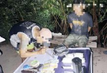 Fishpond caretaker yields P4.7-M ‘shabu’, gun P4.7 million worth of suspected shabu and a firearm were seized from a drug suspect in Barangay Lawis, Balasan, Iloilo on June 11. PRO6 PHOTO