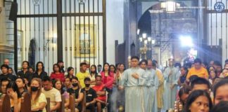 The Jaro Metropolitan Cathedral is mandating a “proper dress code” for all starting July 1, 2024. Photo shows people attending mass at the cathedral in Jaro, Iloilo City. JARO METROPOLITAN CATHEDRAL PHOTO