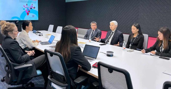 e-commerce Trade Secretary Alfredo Pascual with the Philippine delegation met with TikTok representatives in Singapore on June 5, 2024. Both parties discussed ways forward to boost Philippine e-commerce. PHOTO COURTESY OF DTI
