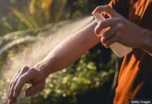 People are advised to use mosquito repellent to protect themselves from mosquito bites.GETTY IMAGES