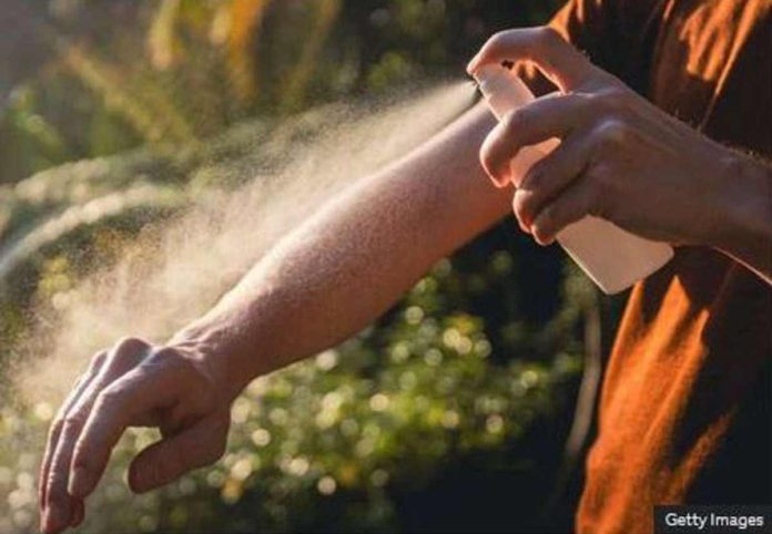 europe People are advised to use mosquito repellent to protect themselves from mosquito bites.GETTY IMAGES