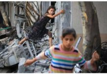 UN Security Council backs US Israel-Gaza ceasefire plan Children climb through debris in the Gaza Strip. The Hamas-run health ministry in Gaza says the death toll there has surpassed 37,000 since Israel responded to its attack on October 2023. GETTY IMAGES