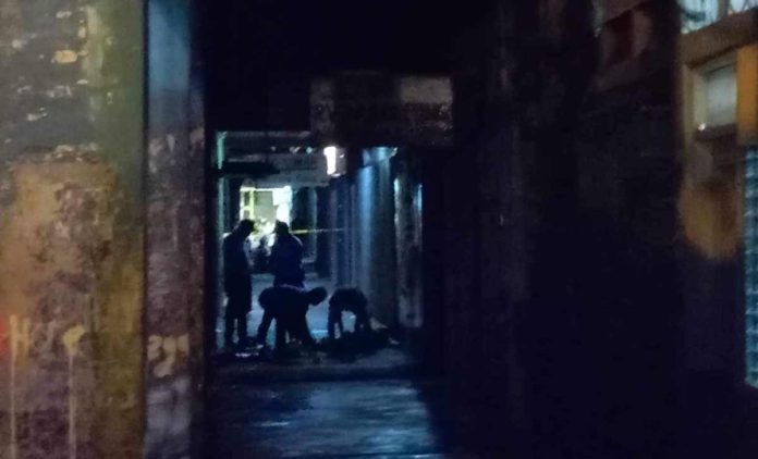 gunned-down Security guard Benjie Fajardo succumbed to gunshot wounds on his body and head on Saturday, June 1. Bacolod City Police Station 1 has yet to identify the gunman. PHOTO COURTESY OF AKSYON RADYO BACOLOD