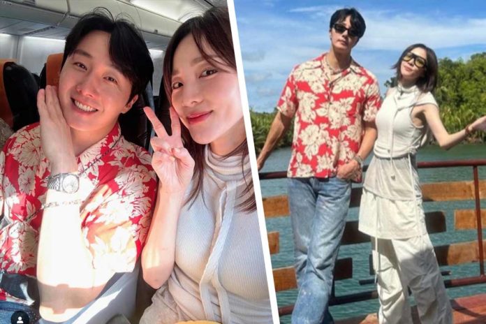 park-ilwoo Jung Il-woo and Sandara Park tour the scenic island-province of Bohol. @DARAXXI/@JILWWW INSTAGRAM PHOTOS
