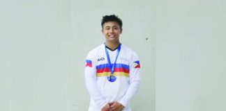 Cyclist Patrick Coo wins the silver medal in the 2024 Asian Cycling Confederation BMX Championships in Thailand. PHOTO FROM PATRICK COO’S FACEBOOK PAGE