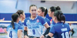 Bacolod Tay Tung High School Thunderbolts settled for a silver medal finish in the Shakey’s Girls Volleyball League. PHOTO COURTESY OF SHAKEY’S SUPER LEAGUE