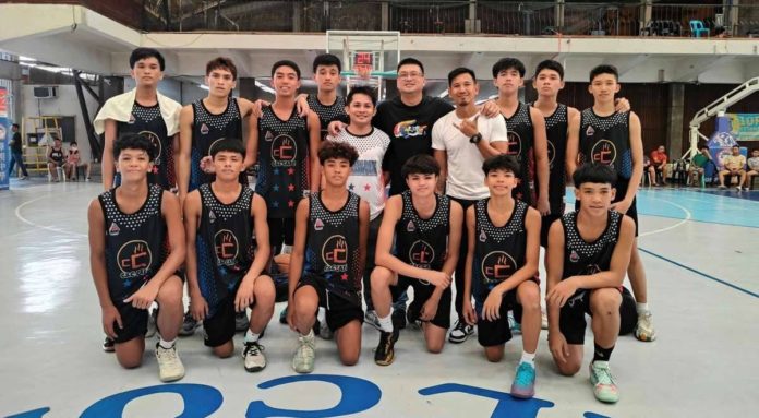 sports_C_resized C&C Cafe/Ang Bata Hardware squad with team Owner Chibon Uy and coaches Christian Yasay and Bam Oquindo. PHOTO COURTESY OF MCBROS SPORTS BACOLOD