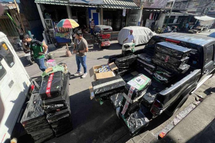 vapes_resized More than P24 million worth of illegal vape products were confiscated by the Department of Trade and Industry and Philippine National Police-Southern Police District in Parañaque City in April 2024. HANDOUT/DTI-FTEB