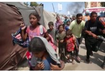 71 killed in Israel strike vs Hamas military chief There is chaos as Palestinians flee after an Israeli airstrike hits Khan Younis in the Gaza Strip. BBC
