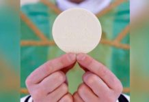 Irish politician refused communion over abortion vote A priest holds the Holy Communion by his fingertips. Also called the Eucharist, Holy Communion is a sacrament that commemorates the Last Supper. GETTY IMAGES