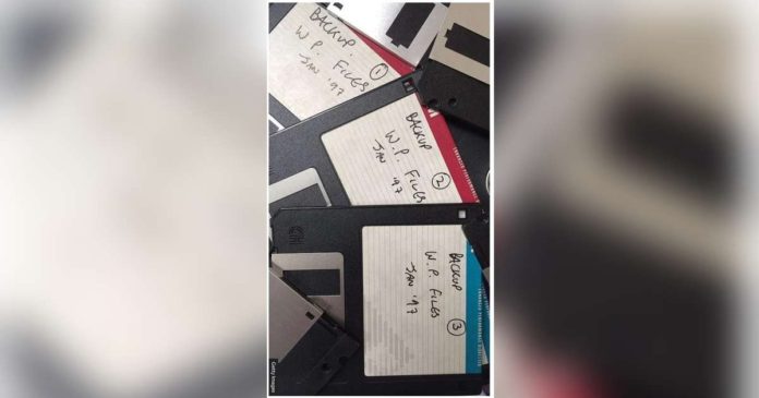 Floppy disks fell out of fashion in the 1990s as more efficient storage solutions were invented. GETTY IMAGES