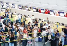 MIAA: Airline operations at NAIA Terminal 3 back to normal Eight airlines at the Ninoy Aquino International Airport Terminal (NAIA) 3 and one in Terminal 2 were affected by the global outage of information technology systems on Friday, July 19. Photo shows passengers at the NAIA Terminal 3 on Friday. NAIA/FACEBOOK PHOTO