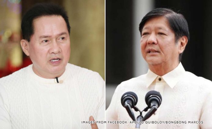PBBM-Quiboloy QUIBOLOY (left), MARCOS (right)