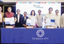 The Medical City and DOT launch ‘Discover Your Wellness’ to elevate PH medical tourism The Medical City (TMC) and the Department of Tourism (DOT) have officially entered into a historic partnership aimed at positioning the Philippines as a top destination for health and wellness. Photo shows (from left) Dr. Cesar Espiritu, TMC South Luzon CEO; Dr. Paulo Tugbang director for health and wellness tourism program of DOT; Dr. Ruben Kasala, TMC Ortigas CEO; Dr. Felix Ray Villa, TMC Iloilo CEO; DOT Secretary Christina Garcia Frasco; Mr. Jose Xavier “Eckie” Gonzales, Chairman of the Board, TMC; Dr. Eugenio Jose Ramos, Group CEO, TMC; Dr. Christian Napoleon Delos Reyes, Chief Commercial Officer; and Dr. Noel Lacsamana, TMC Clark CEO.