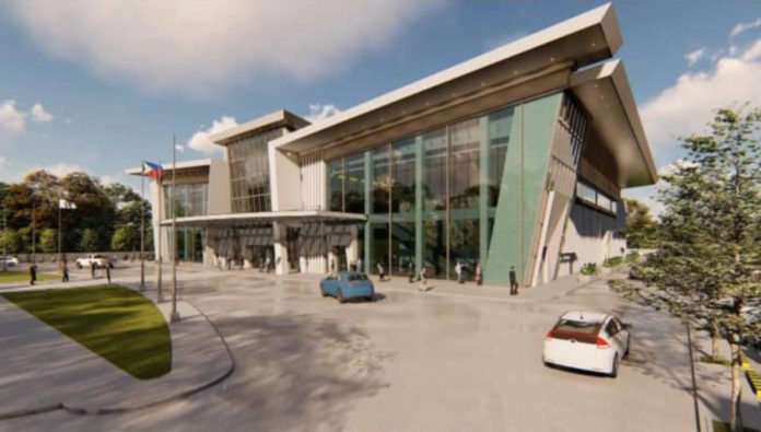 convention-center The soon-to-rise Negros Occidental Convention Center in Silay City can accommodate up to 6,200 visitors and staff. Photo shows the exterior perspective of the two-storey multipurpose facility. PHOTO COURTESY OF PNA