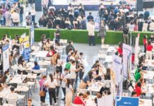 The number of employed Filipinos increased to 48.87 million in May this year from 48.26 million in the same month last year. Photo shows job seekers flocking at the SM Mall of Asia Job Fair on May 9, 2024. SMSUPERMALLS.COM PHOTO