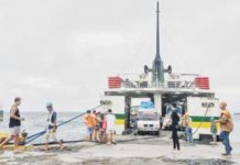 Maritime transportation is costlier in the Philippines than in neighboring countries in Southeast Asia, with destination charges playing a larger role. Photo shows passengers and cargoes loading a ferry in the port of Allen, Northern Samar. PHOTO COURTESY OF ARIES MATALAM