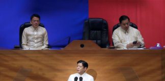 President Ferdinand “Bongbong” Marcos Jr. delivers his third State of the Nation Address at the Batasang Pambansa in Quezon City on Monday, July 22. PNA photo by Joan Bondoc