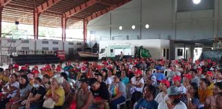 A total of 213 beneficiaries from Panit-an, Capiz attend the Department of Labor and Employment’s Tulong Panghanapbuhay sa Ating Disadvantaged/Displaced Workers (TUPAD) program orientation. SCREENSHOT FROM CONG. HOWARD GUINTU FACEBOOK VIDEO