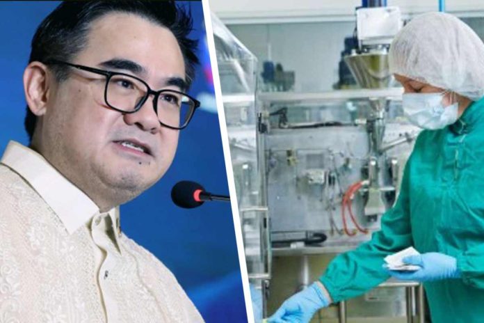pharma Special Assistant to the President for Investment and Economic Affairs Secretary Frederick Go (left) urges national government agencies to ease the processes for pharmaceutical industry players. PHOTO COURTESY OF BOARD OF INVESTMENTS