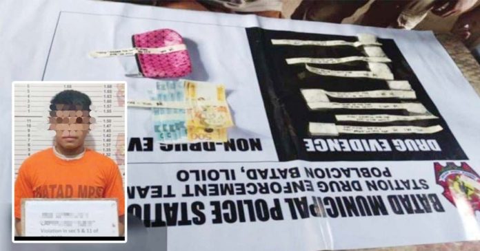 Approximately P340,000 worth of suspected shabu was recovered from suspect alias “Kubol” in Barangay Binon-an, Batad, Iloilo on Thursday afternoon, July 25. BATAD MPS PHOTO