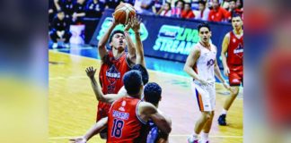 Rey Nambatac’s transfer from the Bossing to the Tropang Giga did not come easy. It took close to a month. PBA PHOTO
