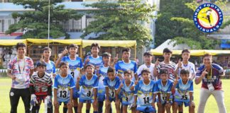 Members of the Barotac Nuevo Central Elementary School represented Western Visayas in the 2024 Palarong Pambansa elementary boys football. PHOTO COURTESY OF PINOY FOOTBALL PH