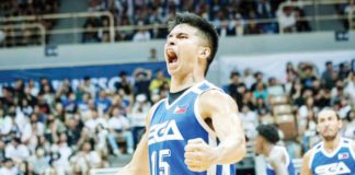 Gilas Pilipinas Youth’s Apl McAndrei Gemao attacks the Indonesian defenders. FIBA PHOTO