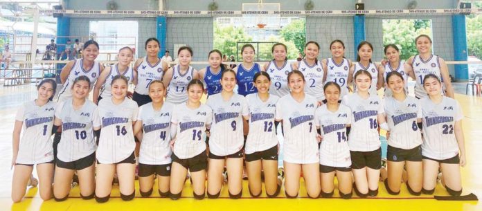 The Western Visayas secondary girls volleyball team had a tune-up game with Sacred Heart School-Ateneo de Cebu Magis Eagles recently. PHOTO COURTESY OF JOSE MONTALBO
