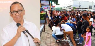 Officials and employees of San Jose de Buenavista local government led by acting Mayor Delfin Justin Rios Encarnacion paid tribute to Mayor Elmer Untaran who passed away on Tuesday afternoon, July 2. MAYOR ELMER UNTARAN/FACEBOOK PHOTOS