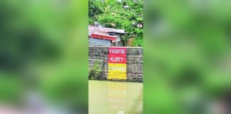 The community-based flood early warning system’s tri-color includes yellow for monitoring, orange for alert and red for evacuation. BACOLOD CDRRMO PHOTO