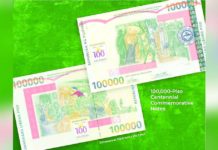 BSP shows P100,000-piso bill to mark National Heroes Day The Bangko Sentral ng Pilipinas highlights the 100,000-piso bill on National Heroes Day on Monday, August 26. HANDOUT PHOTO