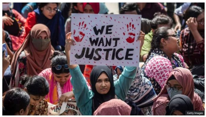 Students are demanding justice for those who were killed and detained in Bangladesh. GETTY IMAGES
