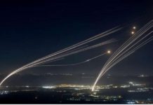 Foreigners urged leave Lebanon as MidEast war fears grow Projectiles fired from the Israeli Iron Dome air defense system intercept missiles fired from southern Lebanon, over the upper Galilee, northern Israel, early on August 4, 2024. EPA