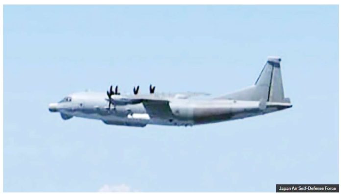 Japan_1_resized Japan has accused China of violating its airspace with a military aircraft, a Chinese Y-9 surveillance plane. JAPAN AIR SELF-DEFENSE FORCE