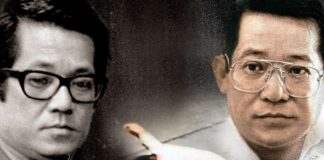 Former senator Benigno “Ninoy” Aquino Jr. looks pensive shortly after being sentenced to death by musketry by a military tribunal in 1977 (left), and on his flight home from the United States on Aug. 21, 1983 (right), moments before being shot dead (center) on the tarmac of the then Manila International Airport. PHILIPPINE DAILY INQUIRER