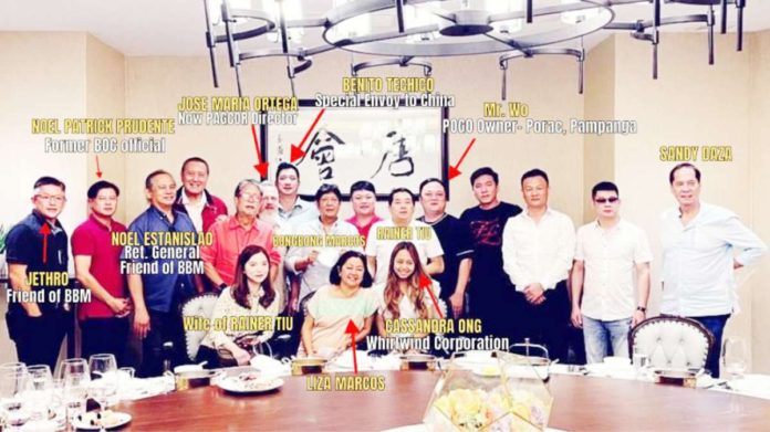 Palace_1_resized A picture released by Atty. Ferdinand Topacio shows President Ferdinand “Bongbong” Marcos Jr. and First Lady Liza Araneta Marcos with Cassandra Li Ong.