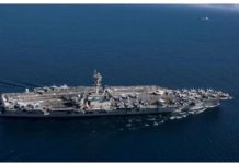 US sends submarine to MidEast as tensions grow The Nimitz-class aircraft carrier USS Abraham Lincoln (CVN 72) transits the Strait of Gibraltar, entering the Mediterranean Sea as it continues operations in the 6th Fleet area of responsibility. REUTERS