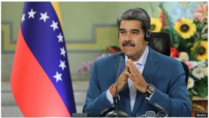 Venezuela_resized Venezuela's President Nicolas Maduro smiles during an event, in Caracas, Venezuela. He maintains he has been re-elected to a third term, but the opposition says it has evidence showing it won the election. REUTERS