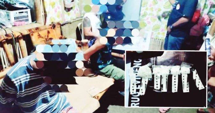 drug-bust Officers of the Provincial Drug Enforcement Unit of the Iloilo Police Provincial Office confiscated nearly P2 million worth of suspected shabu in two separate buy-bust operations in Tigbauan, Iloilo on Monday, August 12. PHOTOS COURTESY OF IPPO