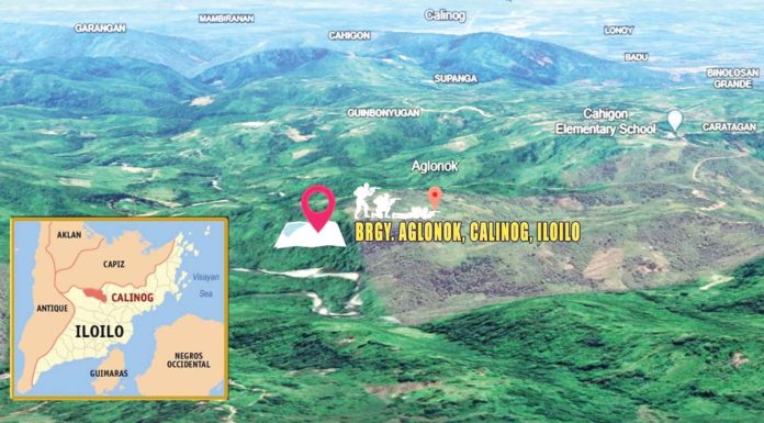 The Philippine Army has yet to airlift the remains of the five rebel fatalities who were killed in two separate encounters in the remote Barangay Aglonok in Calinog, Iloilo on Thursday, August 8. 3ID, PHILIPPINE ARMY PHOTO