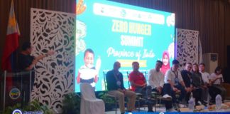 Iloilo’s Gov. Arthur Defensor Jr. addresses participants of the Zero Hunger Summit at Casa Real de Iloilo.